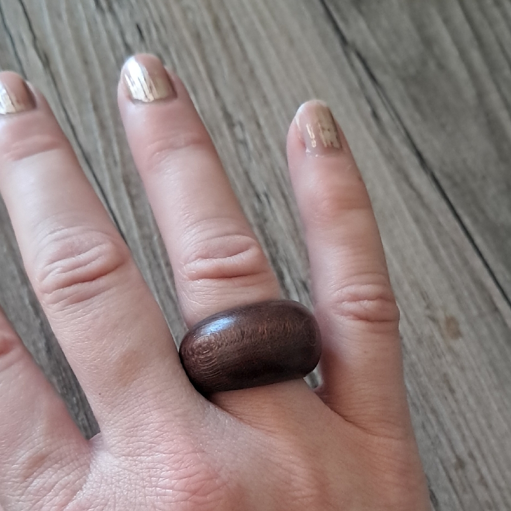 Chunky Wooden Ring
